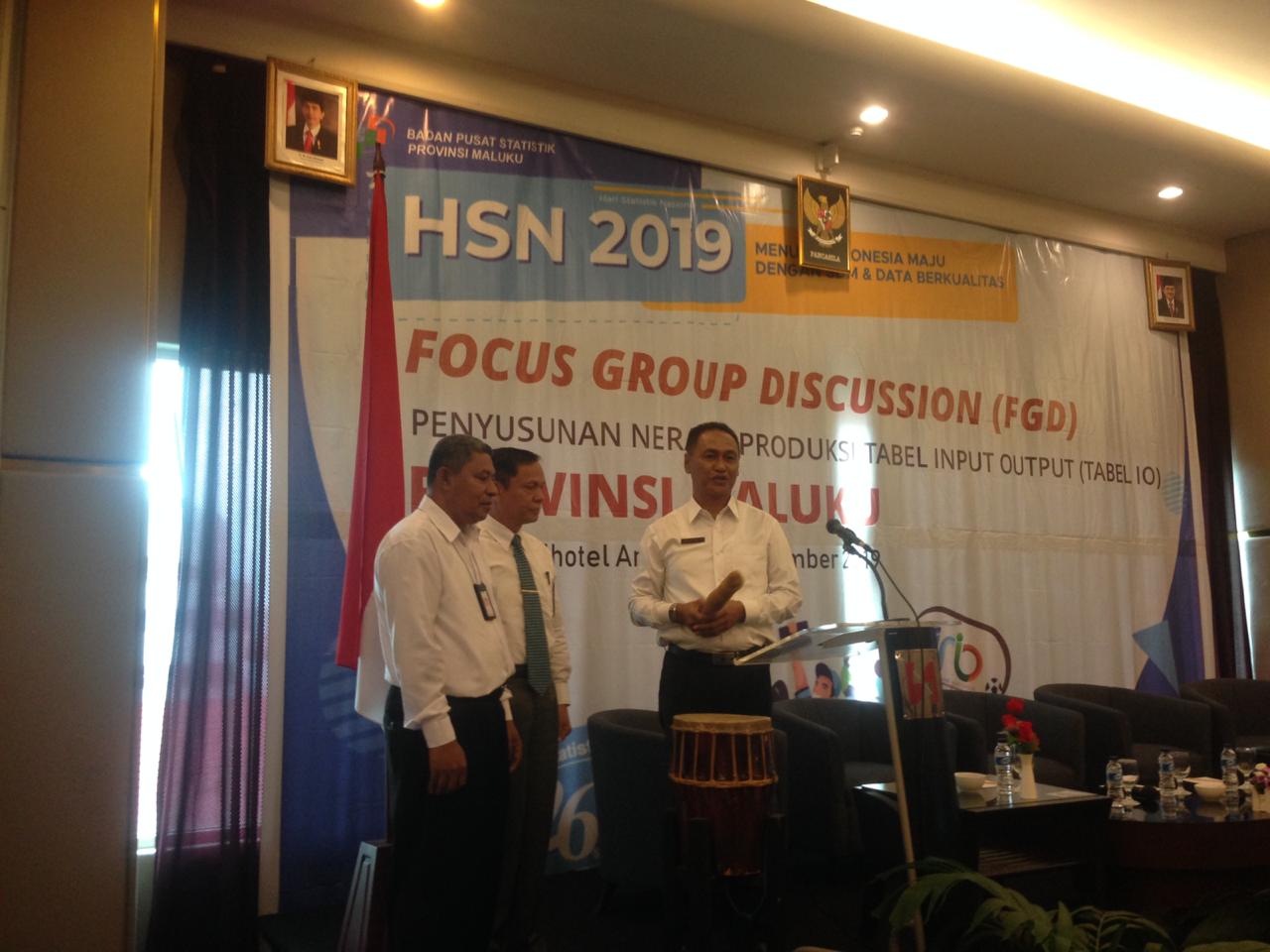 BPS Maluku Gelar Focus Grup Discussion (FGD) Penyusunan Neraca Produksi ...