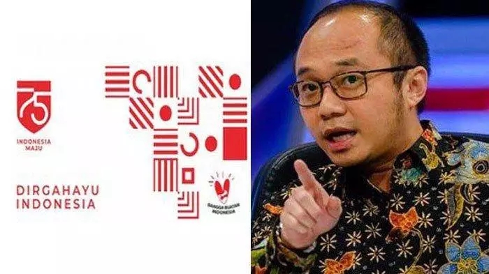 Logo Hut Ri Ke 75 Dianggap Mirip Salib Yunarto Wijaya Ada Bendera Jepang Yang Diselipkan Porostimur Com