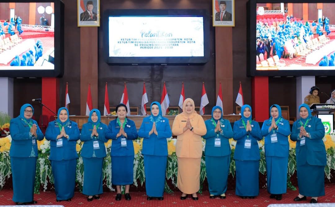 Pengurus TP PKK Kabupaten Halbar Periode 2025-2030 Resmi Dilantik ...